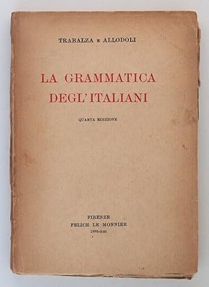 Immagine del venditore per La grammatica degl'italiani venduto da FABRISLIBRIS