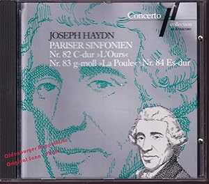 Bild des Verkufers fr Joseph Haydn: Pariser Symphonien: Nr. 82 C-Dur "L'Ours", Nr. 83 G-Moll "La Poule", Nr. 84 Es-Dur * Mint* - Haydn,Joseph / Wich,Gnther (Conductor) zum Verkauf von Oldenburger Rappelkiste
