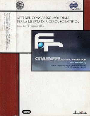 Bild des Verkufers fr Atti del congresso mondiale per la libert di ricerca scientifica zum Verkauf von Biblioteca di Babele