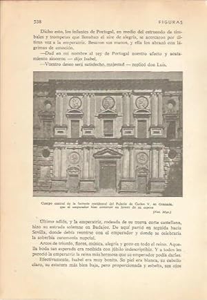 Bild des Verkufers fr LAMINA 24276: Palacio de Carlos V en Granada zum Verkauf von EL BOLETIN