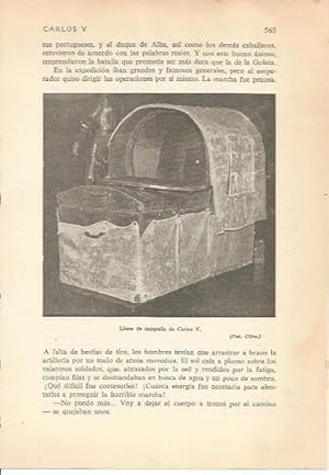Seller image for LAMINA 24285: Litera de campaa de Carlos V for sale by EL BOLETIN