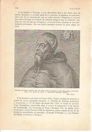 Seller image for LAMINA 24277: El papa Clemente VII for sale by EL BOLETIN