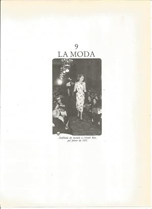 Image du vendeur pour LAMINA 24007: Desfile de moda en el Hotel Ritz de Barcelona. 1955 mis en vente par EL BOLETIN