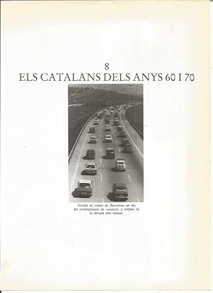 Immagine del venditore per LAMINA 24002: Salida de coches en la autopista de Barcelona venduto da EL BOLETIN