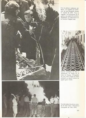 Image du vendeur pour LAMINA 23994: Feria de palmas en La Rambla de Barcelona en 1939 mis en vente par EL BOLETIN