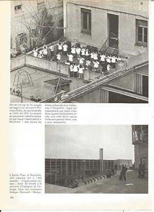 Image du vendeur pour LAMINA 24013: Patio del Colegio Sagrado Corazon de Barcelona. 1974 mis en vente par EL BOLETIN