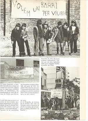 Immagine del venditore per LAMINA 23978: Acciones vecinales en Barcelona de 1974 venduto da EL BOLETIN