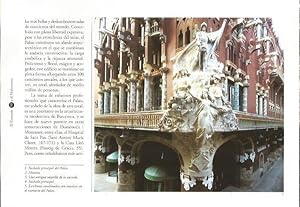 Seller image for LAMINA 24101: Detalle del Palau de la Musica. Barcelona for sale by EL BOLETIN
