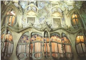 Bild des Verkufers fr LAMINA 24109: Balcones de la Casa Batllo. Barcelona zum Verkauf von EL BOLETIN