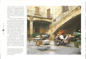 Bild des Verkufers fr LAMINA 24094: Patio del antiguo Museo Textil de Barcelona zum Verkauf von EL BOLETIN