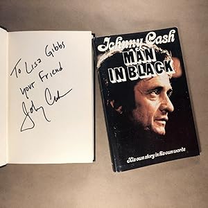 Johnny Cash Man In Black Hard Cover Book UnAutographed Certified Signature 
