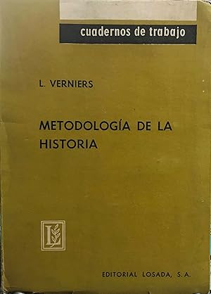Imagen del vendedor de Metodologa de la historia a la venta por Librera Monte Sarmiento