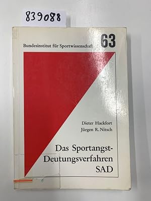 Seller image for Das Sportangst-Deutungsverfahren (SAD): Grundlagen und Handanweisung for sale by Versand-Antiquariat Konrad von Agris e.K.