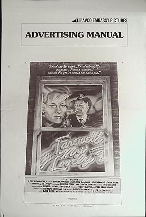 Seller image for Farewell, My Lovely Pressbook 1975 Robert Mitchum, Charlotte Rampling for sale by AcornBooksNH