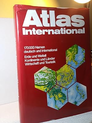 Atlas international; 170000Namen deutsch und international; Erde und Weltall, Kontinente und Länd...