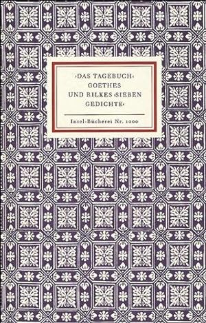 Imagen del vendedor de Das Tagebuch? Goethes und Rilkes ?Sieben Gedichte? (Insel-Bcherei) a la venta por Die Buchgeister