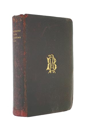 Seller image for Selections from the Poetical Works of Robert Browning: First Series for sale by M Godding Books Ltd