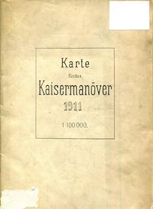 Karte für das Kaisermanöver 1911