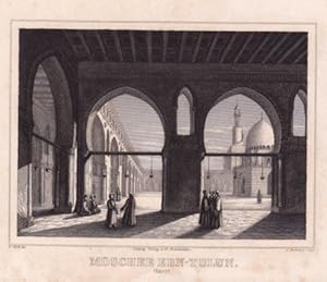 Moschee Ibn Tulin. Stahlstich von C.Bertrand nach G.Heck.