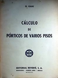 Seller image for CALCULO DE PORTICOS DE VARIOS PISOS for sale by CENTRAL LIBRERA REAL FERROL