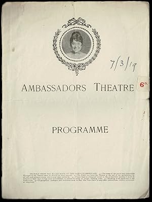 Seller image for U. S. by Clay Smith, R. P. Weston, Bert Lee: Ambassadors Theatre Programme for sale by Lazy Letters Books