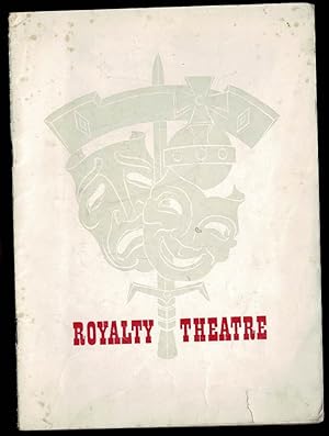 Imagen del vendedor de The Visit by Friedrich Duerrenmatt: Royalty Theatre Programme a la venta por Lazy Letters Books