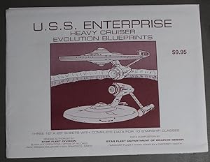 U.S.S. Enterprise, Heavy Cruiser Evolution Blueprints with Complete Data for 10 Starship Classes ...