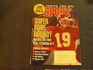 Sport Sep 1993 Joe Montana; Bill Walsh; Inside The NFL