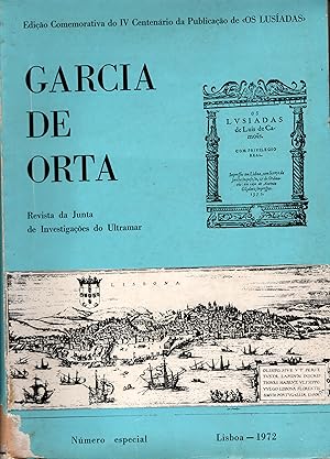 GARCIA DE ORTA: Revista da Junta de Investigações do Ultramar. Número Especial. Edição comemorati...