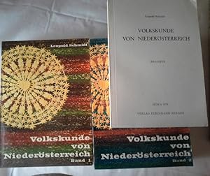 Schmidt, Leopold: Volkskunde von Niederösterreich; Teil: Bd. 1 +2 und Registerband
