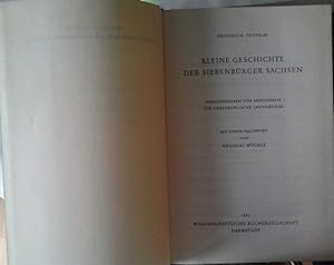 Imagen del vendedor de Kleine Geschichte der Siebenbrger Sachsen. Hrsg. vom Arbeitskreis f. Siebenbrg. Landeskunde a la venta por Herr Klaus Dieter Boettcher