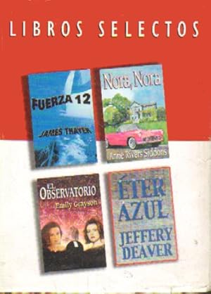 Bild des Verkufers fr ter azul. Nora, nora. Fuerza 12. El observatorio. Cuatro novelas en un volumen zum Verkauf von Librera Reencuentro