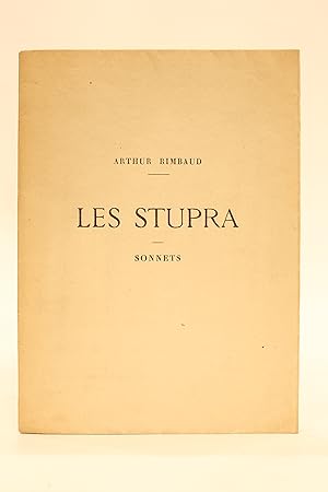 Image du vendeur pour Les stupra mis en vente par Librairie Le Feu Follet