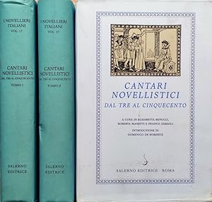 Cantari novellistici dal Tre al Cinquecento