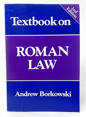 Immagine del venditore per Textbook on Roman Law venduto da Catron Grant Books