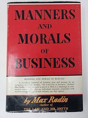 Manners and Morals of Business