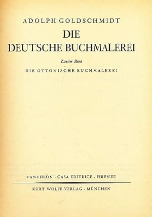 Bild des Verkufers fr Die deutsche Buchmalerei. Zweiter Band: Die ottonische Buchmalerei zum Verkauf von PlanetderBuecher