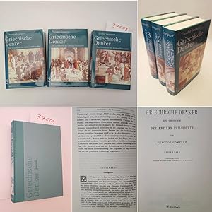 Griechische Denker. Eine Geschichte der antiken Philosophie. Nachdruck der 4. Auflage 1922-1931. ...