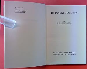 Seller image for IN DIVERS MANNERS for sale by biblion2
