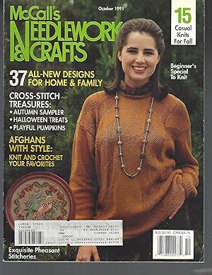 Seller image for McCall's Needlework & Crafts October 1991 for sale by Vada's Book Store