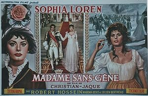 "MADAME SANS-GÊNE" Réalisé par CHRISTIAN-JAQUE en 1961 avec Robert HOSSEIN et Sophia LOREN / D'ap...
