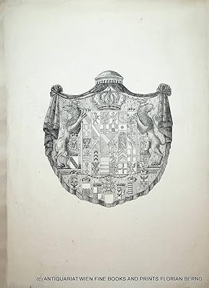 BADEN, Wappen, Großherzogtum Baden, original Grafik ca. 1830