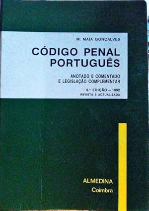 Seller image for CDIGO PENAL PORTUGUS. [6. EDIO] for sale by Livraria Castro e Silva