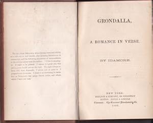 Immagine del venditore per Grondalla, A Romance in Verse venduto da Never Too Many Books