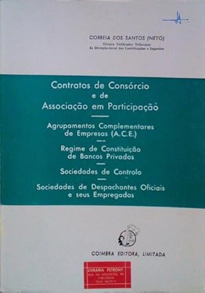 CONTRATOS DE CONSÓRCIO E DE ASSOCIAÇÃO EM PARTICIPAÇÃO.