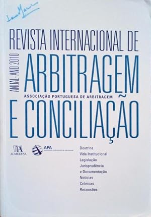 REVISTA INTERNACIONAL DE ARBITRAGEM E CONCILIAÇÃO ANO III - 2010.