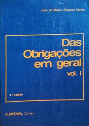 Seller image for DAS OBRIGAES EM GERAL. [2VOLUMES] for sale by Livraria Castro e Silva