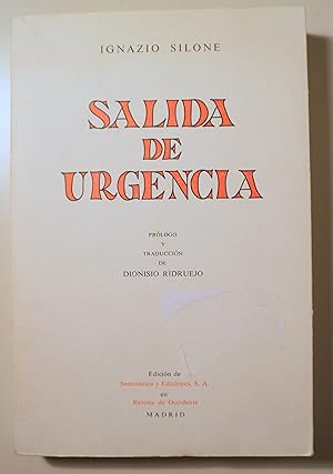 Imagen del vendedor de SALIDA DE URGENCIA - Madrid 1969 - 1 edicin en espaol a la venta por Llibres del Mirall