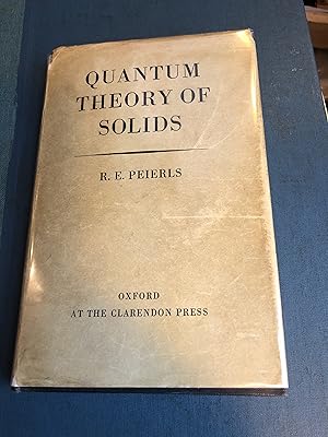 Seller image for Quantum Theory of Solids for sale by Sheafe Street Books