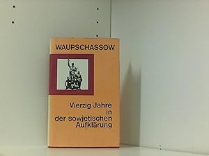 Bild des Verkufers fr Vierzig Jahre in der sowjetischen Aufklrung DDR-Buch zum Verkauf von Book Broker